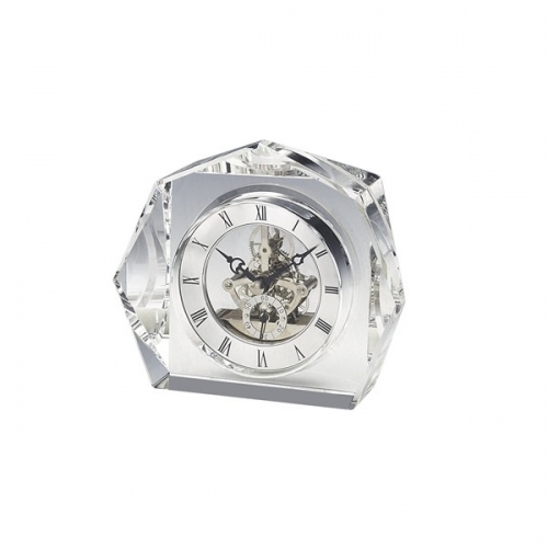 LVH Crystal Heptagonal Trophy Clock 5